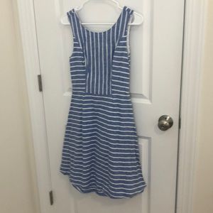 Blue & White VV dress